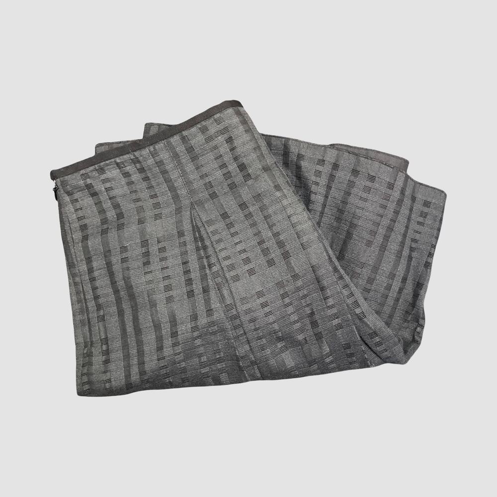 Vince Black Sheer Check Pleated Short Skirt Women’s Size 6 Lightweight NWT - Picture 9 of 11